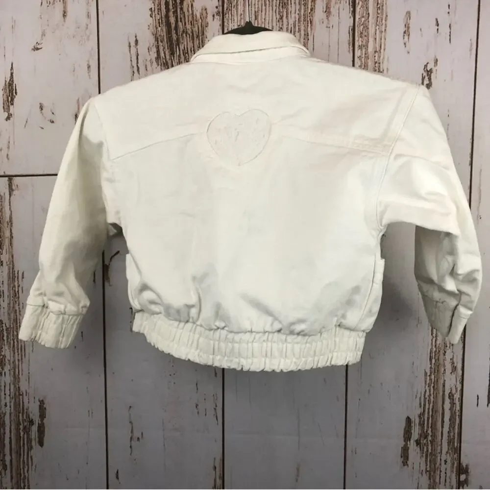 Vintage Tuff & Sweet, Girls Jean Jacket, size 4. Lace. In excellent condition!